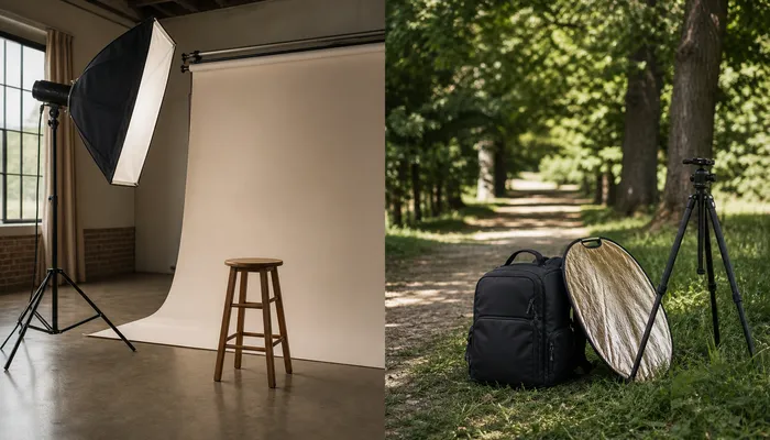 Studio Session or On-Location Coverage: How Families Decide Where Photos Happen