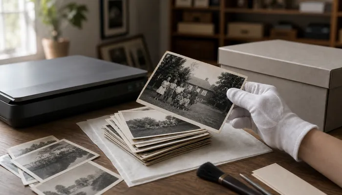 Why Families in the Near West Suburbs Are Restoring Old Photos