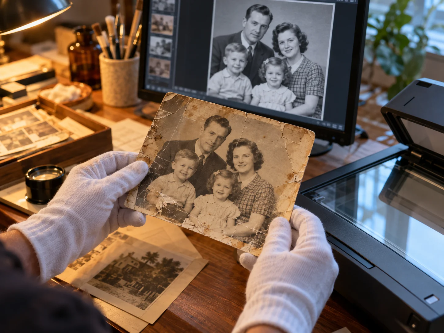 Photo Restoration in Belmont Cragin Chicago